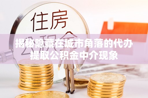 苓雅揭秘隐藏在城市角落的代办提取公积金中介现象