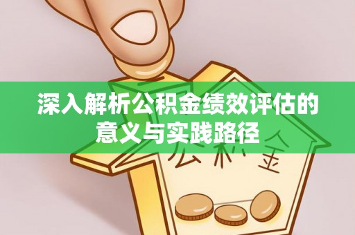 苓雅深入解析公积金绩效评估的意义与实践路径