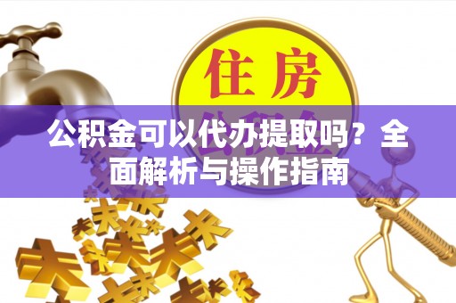 苓雅公积金可以代办提取吗？全面解析与操作指南