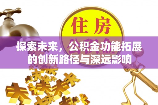 苓雅探索未来，公积金功能拓展的创新路径与深远影响