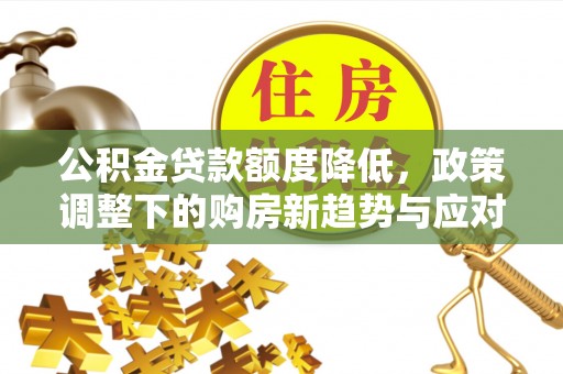 苓雅公积金贷款额度降低，政策调整下的购房新趋势与应对策略