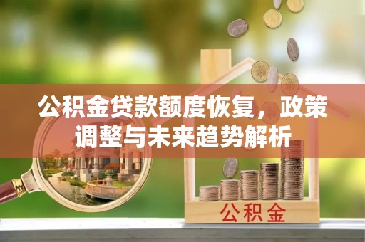 苓雅公积金贷款额度恢复，政策调整与未来趋势解析