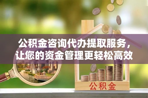 苓雅公积金咨询代办提取服务，让您的资金管理更轻松高效