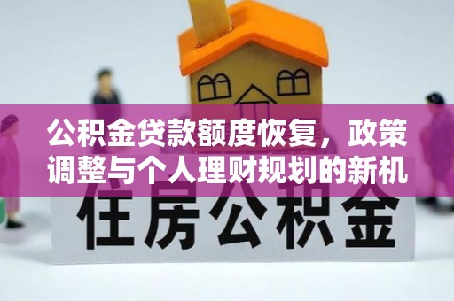 苓雅公积金贷款额度恢复，政策调整与个人理财规划的新机遇
