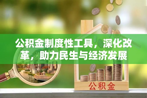 苓雅公积金制度性工具，深化改革，助力民生与经济发展