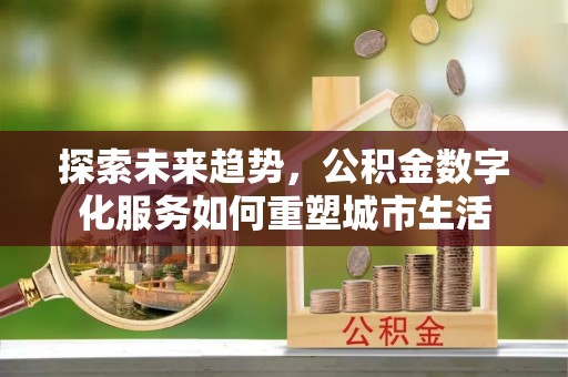 苓雅探索未来趋势，公积金数字化服务如何重塑城市生活