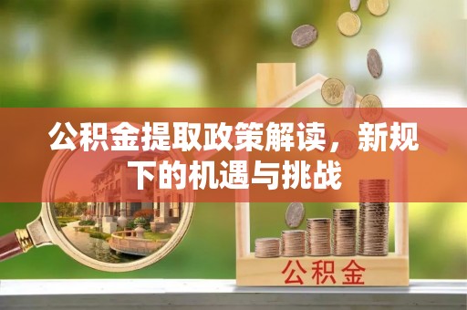 苓雅公积金提取政策解读，新规下的机遇与挑战