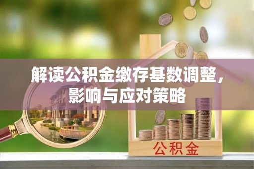 苓雅解读公积金缴存基数调整，影响与应对策略