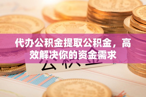 苓雅代办公积金提取公积金，高效解决你的资金需求