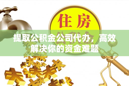 苓雅提取公积金公司代办，高效解决你的资金难题