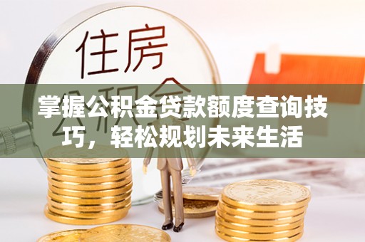苓雅掌握公积金贷款额度查询技巧，轻松规划未来生活